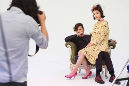 IU и Чан Гын Сок стали красивой парой на съемках для постеров Pretty Man и на первом чтении сценария