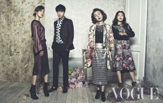 Фотографии с фотосессии для «Vogue» с участниками шоу «Нуна краше цветов»