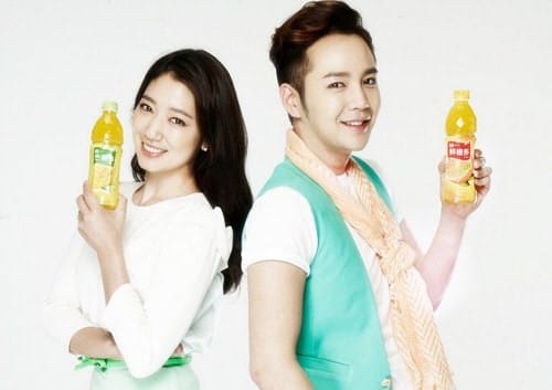 Пак Шин Хе и Чан Гын Сок снова работают вместе для Tongyi Juice