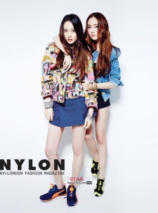 Джессика и Кристал появятся на обложках журнала Nylon в Корее и США