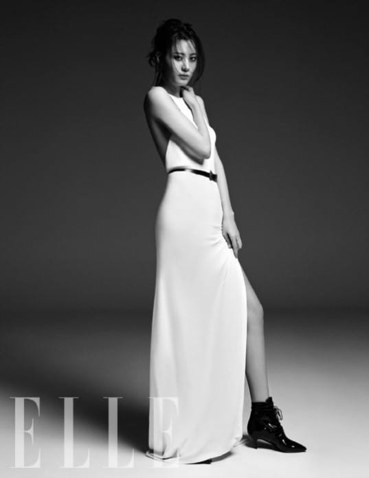 Актриса Ким Су Хён (Клаудия Ким) из 'Мстителей 2' в фотосессии для 'Elle'