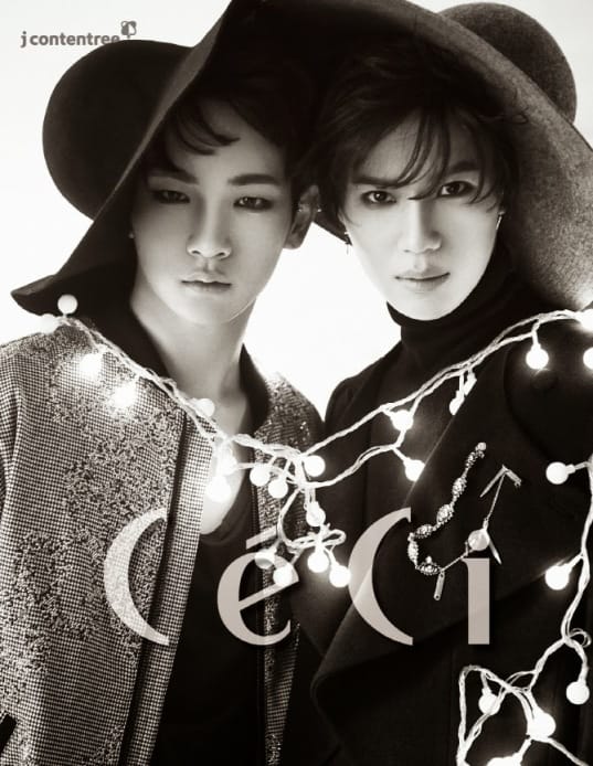 Притягательные черно-белые образы SHINee в новой фотосессии Ceci