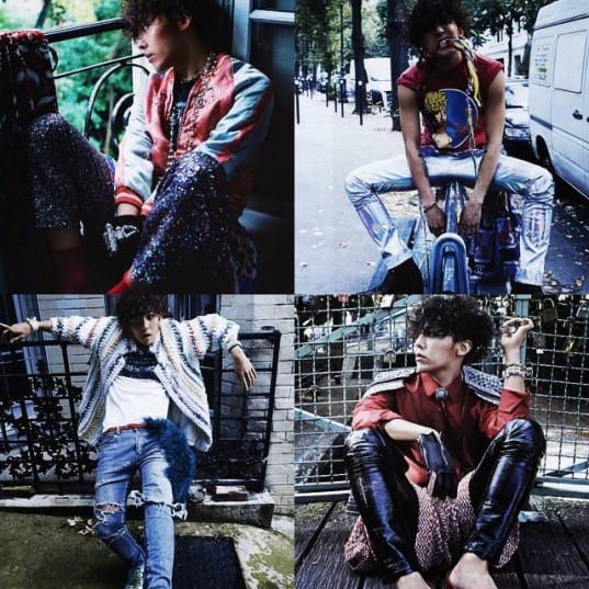 G-Dragon дразнит поклонников фотографиями с фотосета для "Vogue"