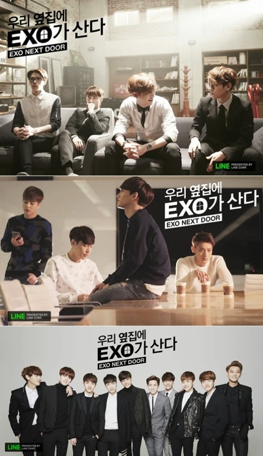 EXO сыграют самих себя в веб-дораме "EXO NEXT DOOR"