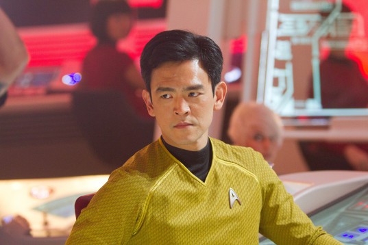 UNDATED -- Undated handout photo of John Cho is Sulu in STAR TREK INTO DARKNESS, from Paramount Pictures and Skydance Productions. HANDOUT: Paramount Pictures. ORG XMIT: POS1305071543324092