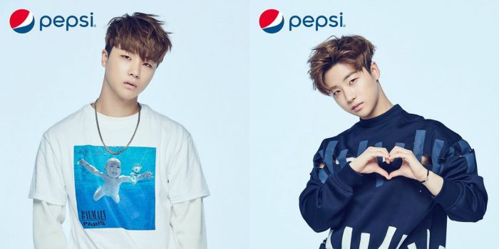 Вокалист группы iKON Джинхван для бренда Pepsi. Освежающий белый или стильный синий?