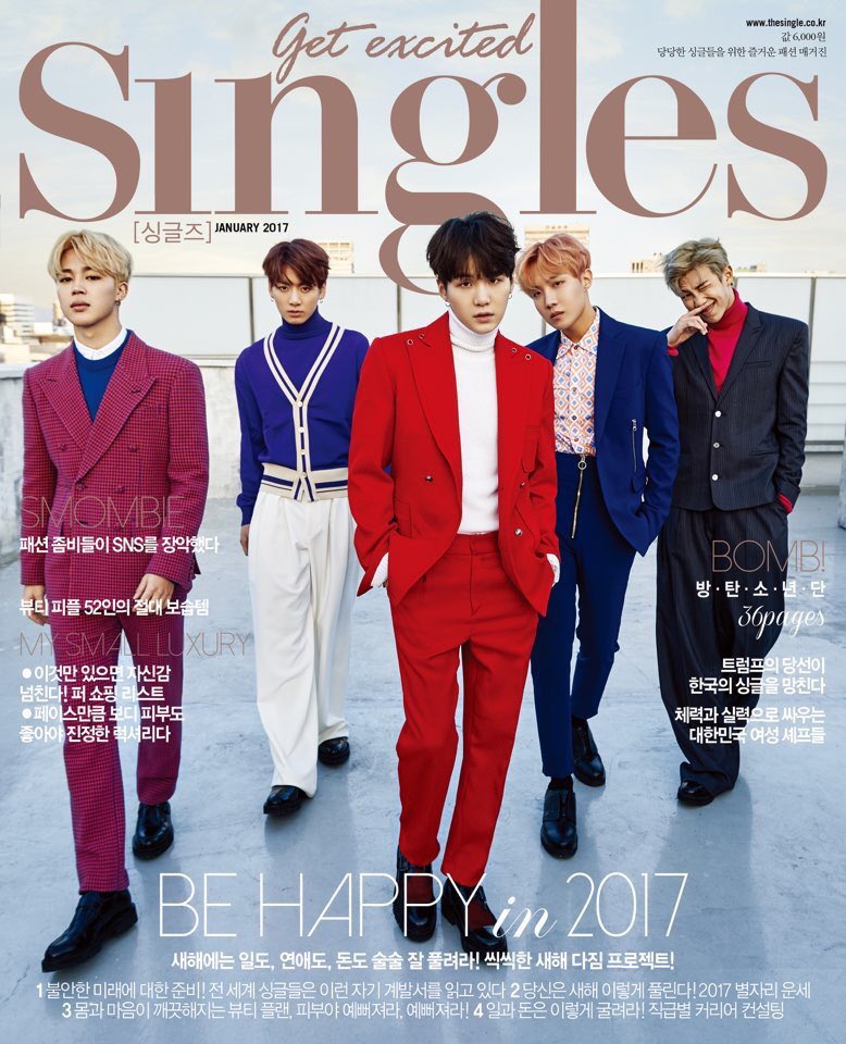 BTS: "Мы просто люди, которые создают музыку" (Журнал SINGLES)