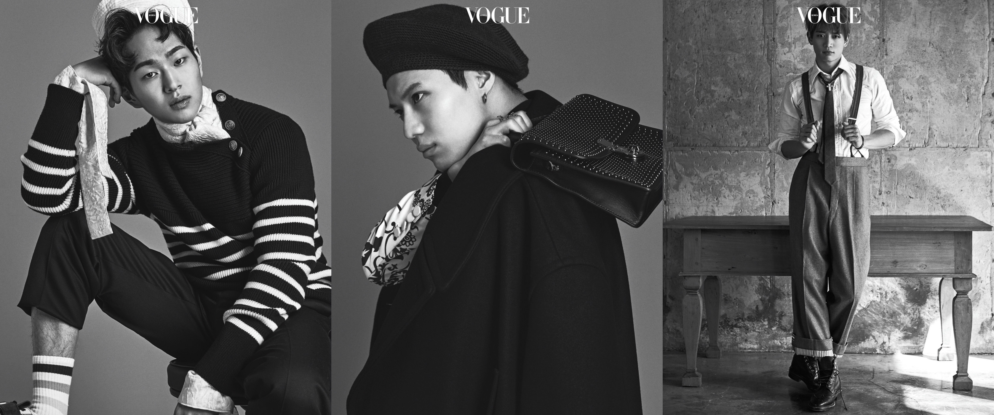 SHINee в фотосессии для декабрьского выпуска "Vogue Korea"