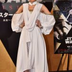 Мацуи Юрина в роли Принцессы Леи на промоушене предстоящей выставки Star Wars