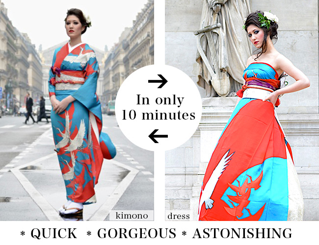 Японская компания превращает красивые кимоно в единственные в своем роде свадебные платья