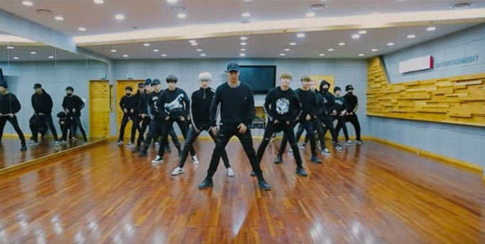 MONSTA X опубликовали танцевальную практику выступления на 2016 SBS Gayo Daejun