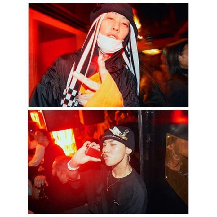 G-Dragon и Белла Хадид развлекались на вечеринке в Париже