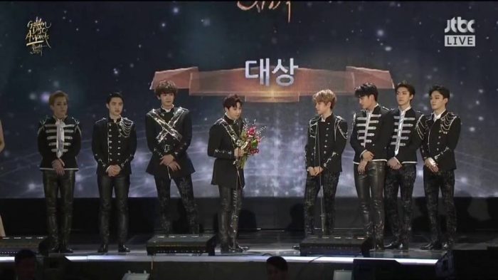 EXO выиграли награду "Альбом года" 4-й раз подряд на "Golden Disk Awards"