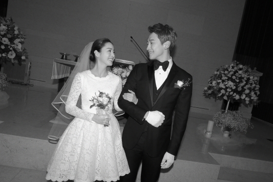 Свадебные фотографии Рейна и Ким Тэ Хи
