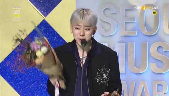 Зико выразил свои мысли о недооцененных талантах на Seoul Music Awards
