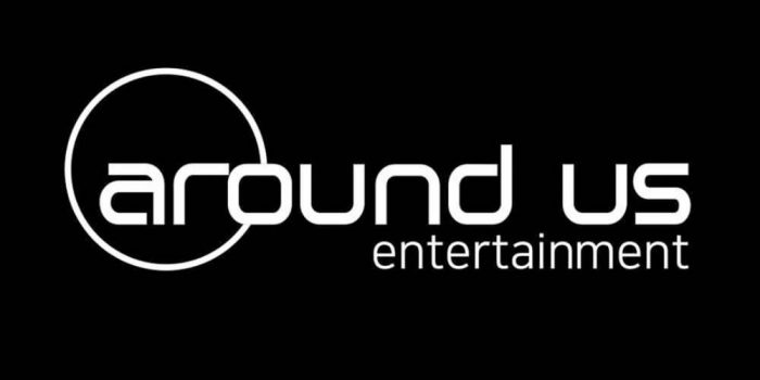 Around Us Entertainment установили логотип на здании компании