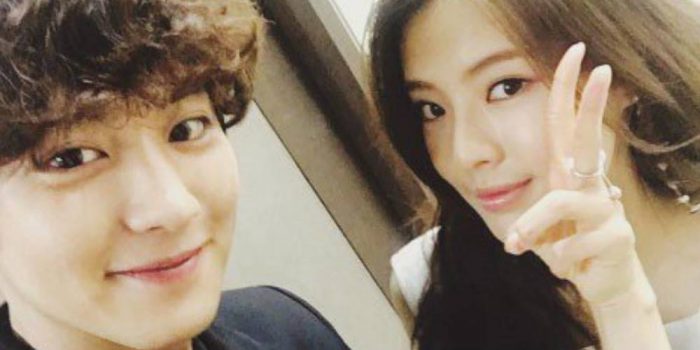Чанёль из EXO оставил дружеский комментарий в Instagram актрисы Ли Сон Бин