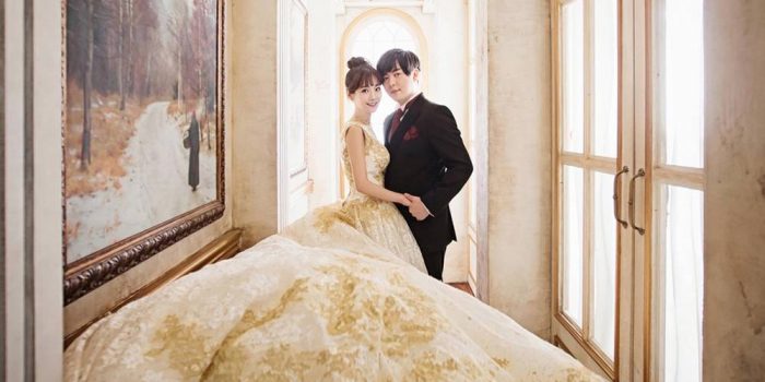 Союль и Мун Хи Джун представили свои свадебные фотографии