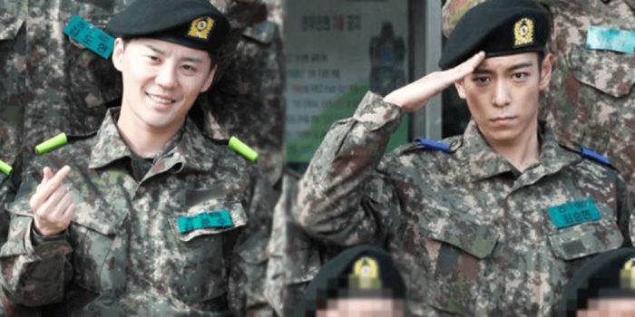T.O.P из BIGBANG и Джунсу из JYJ официально приступают к своей военной службе