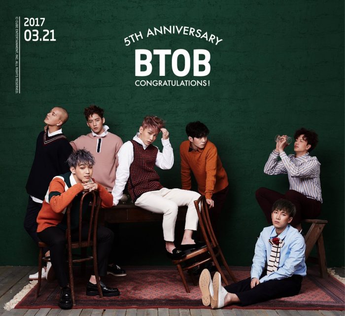 BTOB отмечают 5-ю годовщину со дня дебюта