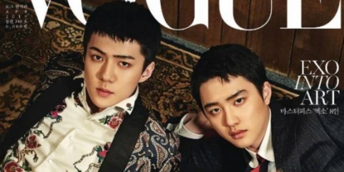EXO украсили собой страницы журнала "Vogue Korea"
