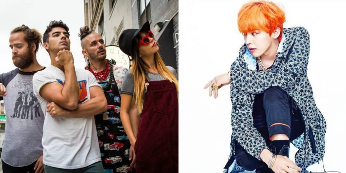 Американская поп-группа DNCE мечтают поработать с G-Dragon