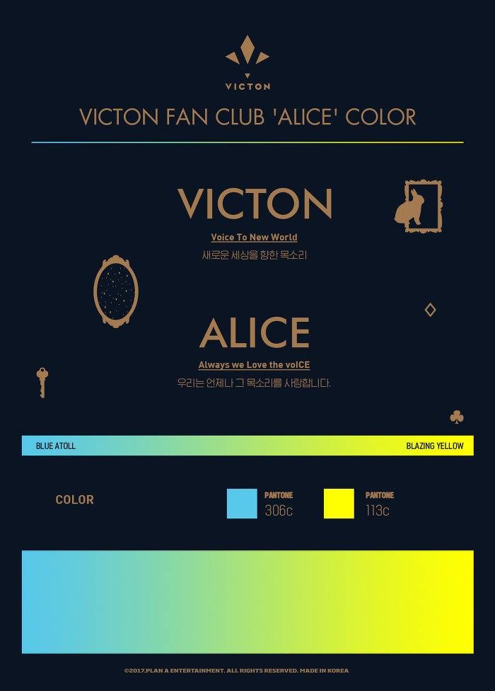 VICTON и ALICE выбрали свой официальный цвет
