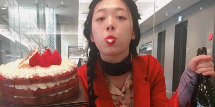 Солли обновила Instagram фотографиями с праздничным тортом