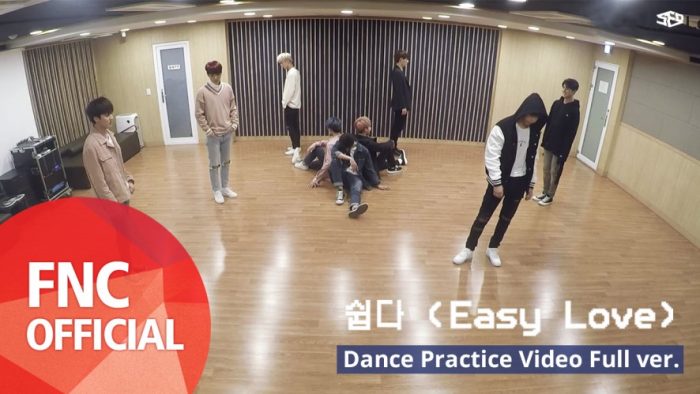 SF9 опубликовали танцевальную практику к "Easy Love"