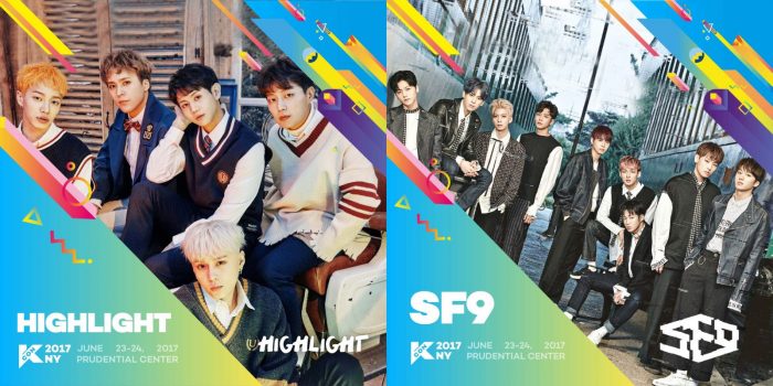 Highlight и SF9 будут участвовать в KCON New York 2017