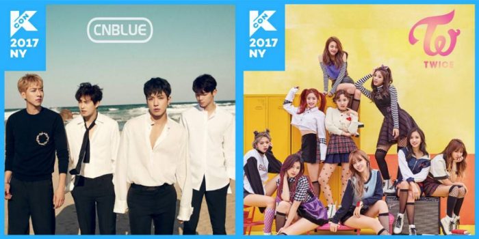 TWICE и CNBLUE подтвердили свое участие в "KCON 2017 NY"!