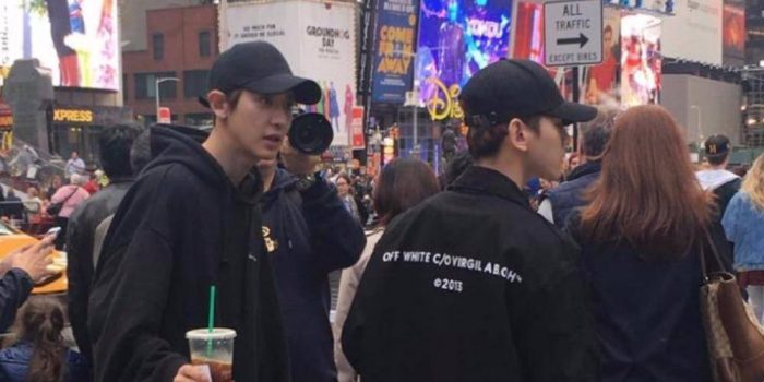 Участники EXO прогулялись по достопримечательностям Нью-Йорка