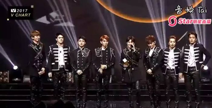 EXO, NCT, T-ara, VIXX, BTS, Джэджун и другие знаменитости выиграли в номинациях церемонии "Yin Yue Tai V-Chart Awards"