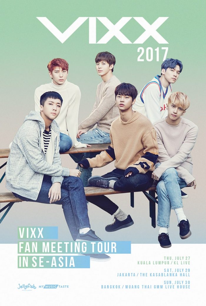 Группа VIXX встретится со своими азиатскими поклонниками в рамках "VIXX FAN MEETING TOUR IN SE-ASIA"