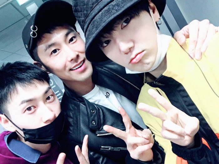 Йесон (Super Junior) опубликовал совместные фотографии с ЫнХёком и Юнхо