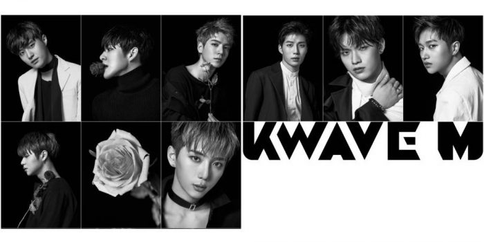 Unit Black (подгруппа BOYS24) в черно-белой фотосессии для журнала "KWAVE M"