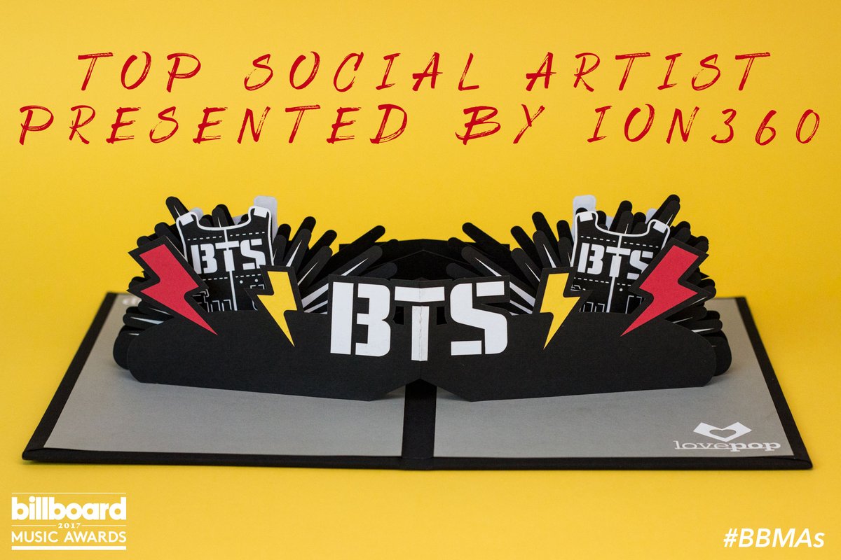 BTS выиграли награду TOP Social Artist 2017!