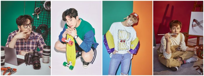 2PM опубликовали дополнительные индивидуальные постеры к концерту "6 Nights"