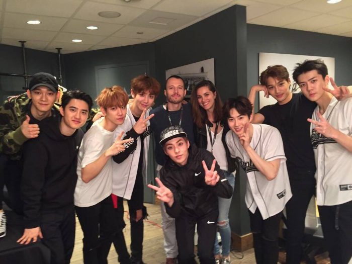 Хореограф Тони Теста поздравил EXO с прекрасным концертом в LA