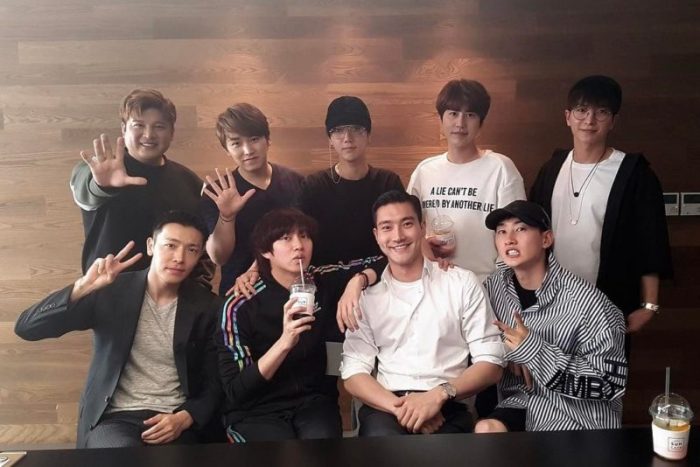 Воссоединение Super Junior за дружеским обедом
