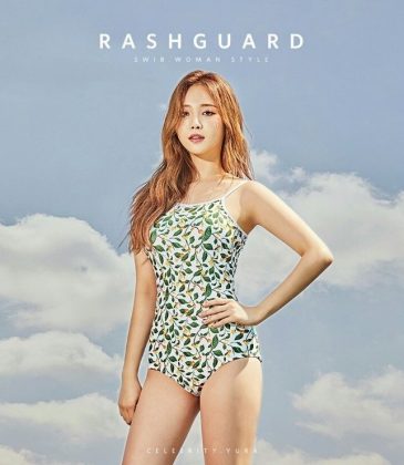 Юра из Girl's Day стала рекламной моделью купальников "SWIB"