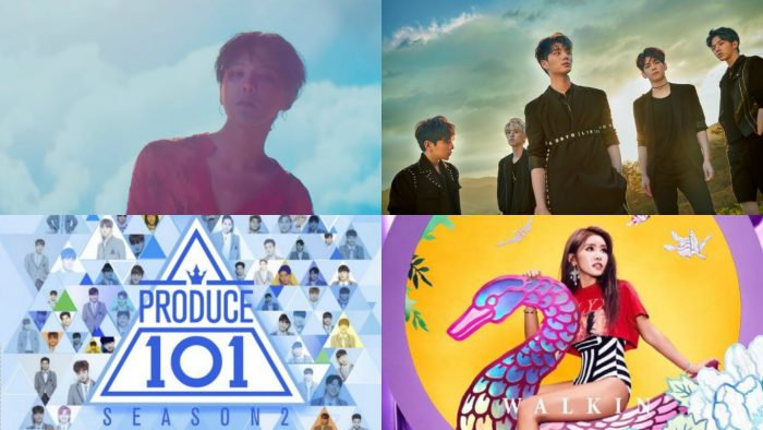 G-Dragon, DAY6, "Produce 101" и Суран показывают впечатляющие результаты в Billboard World Albums Chart
