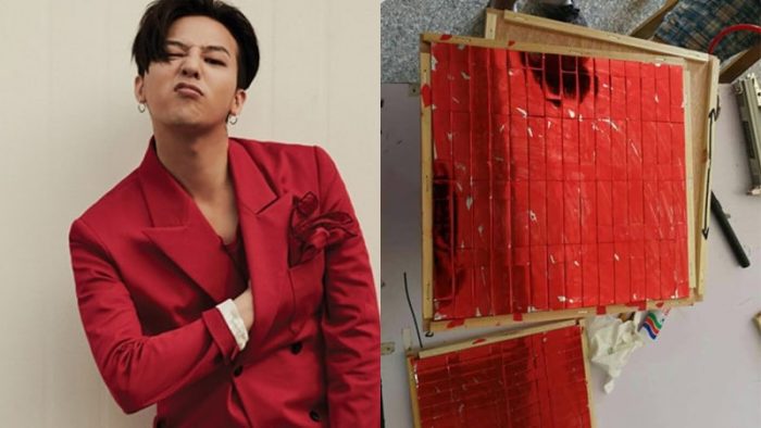YG заявляет, что красная краска на USB-альбоме G-Dragon использованы специально