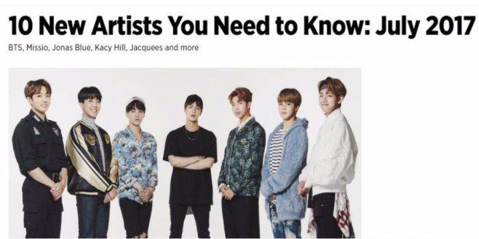 BTS вошли в список "10 новых артистов, о которых вам нужно знать" по мнению журнала Rolling Stones