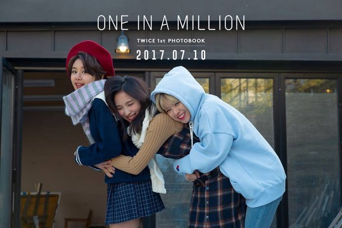 TWICE выпустили тизеры фотобука "One In A Million" с Чонён, Миной и Чеён
