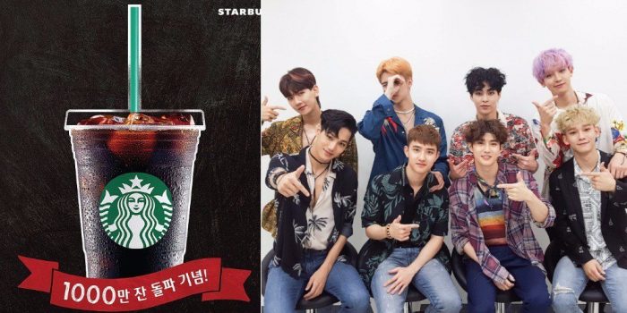 Нетизены недовольны, что Starbucks Korea использует EXO для продвижения их продукции