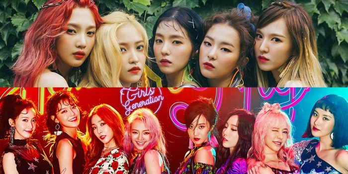 Red Velvet, Girls' Generation и TWICE в рейтинге бренда среди женских групп за август