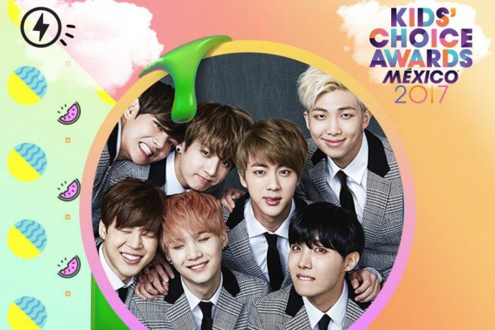 BTS победили в номинации "Favorite International Artist" на "Kids' Choice Awards Mexico 2017"