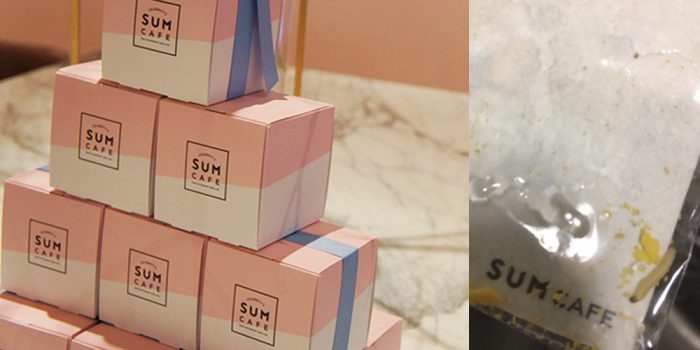 Поклонник обнаружил это в упаковке с печеньем "SUM Cafe" от SM Entertainment
