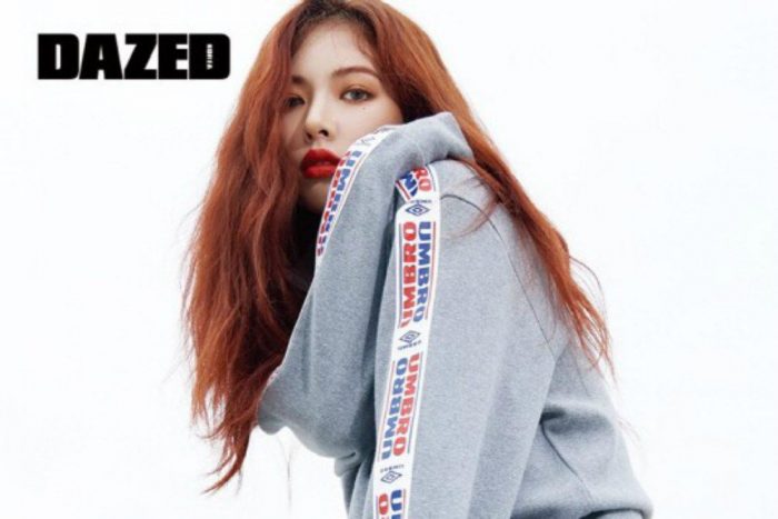 Журнал "Dazed & Confused" выпустил превью новой фотосессии с Хёной